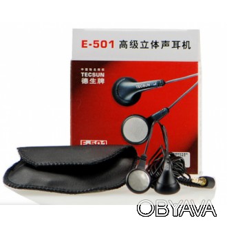 Навушники Tecsun E-501 дротові. . фото 1
