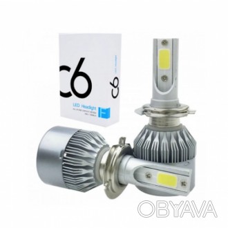 LED-лампи для фар C6 H4 3800 LM (50). . фото 1