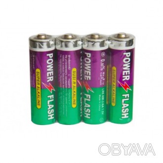 Батарейка Power Flash LR6 AA 1.5V-лужна (800 шт.). . фото 1