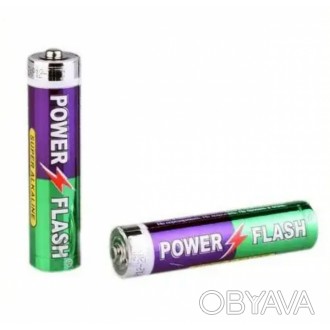 Батарейка Power Flash R6 SIZE: AA UM3 1.5V-соль (1200 шт ). . фото 1