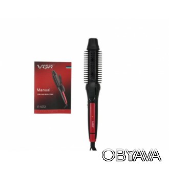 Щітка-фен для укладання та завивання волосся VGR-582 (40). . фото 1