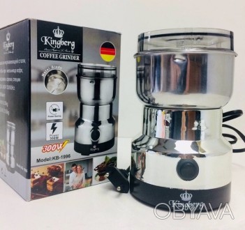 
Кофемолка потужністю 300w від Kingberg стане відмінним помічником на Вашій кухн. . фото 1