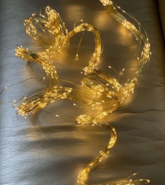 Гірлянда кінський хвіст 1000 led-лампочок, 30 ниток, 3 метри.
Режим світіння: ст. . фото 3