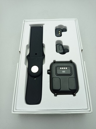 Смарт-годинник X5 TWS Bluetooth-гарнітура Бездротові навушники 2в1 
Особливості . . фото 4