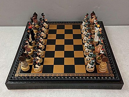 Подарочный набор Шахматы "Бородинское сражение"
Состоит из набора фигур рыцарей,. . фото 9