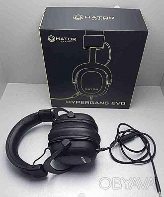 Навушники Hator Hypergang Evo HTA-810
Тип навушників — Повнорозмірні
Діапазон ча. . фото 1