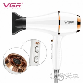 Професійний фен для укладання волосся VGR - мотор змінного струму гарантує довгу. . фото 1