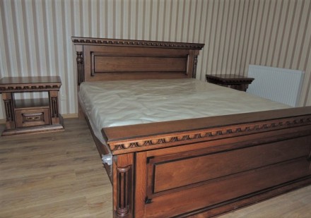 Пропонуємо дубове ліжко Британія у класичному стилі.

Ціна вказана за ліжко Бр. . фото 4