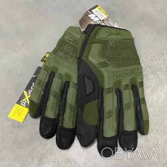 Перчатки тактические штурмовые Mechanix M-PACT Gloves M Олива