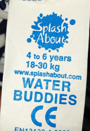 Детский жилет для плавпния Splash About, рассчитан на 18-30кг, 4-6лет, хорошо тя. . фото 5