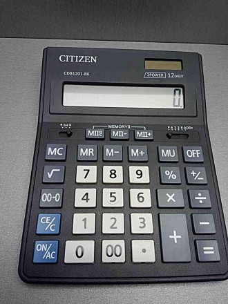 Калькулятор настольный профессиональный CITIZEN
12-разрядов (количество цифр на . . фото 3