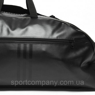 Спортивная дорожная сумка на колесах Adidas Combat Sports с выдвижной ручкой обь. . фото 11