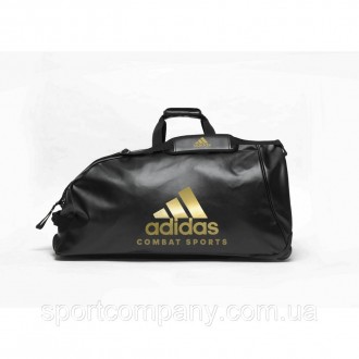 Спортивная дорожная сумка на колесах Adidas Combat Sports с выдвижной ручкой обь. . фото 5