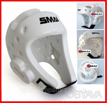 Шлем для карате тхеквондо теквондо Smai защитный тренировочный для единоборств з. . фото 1
