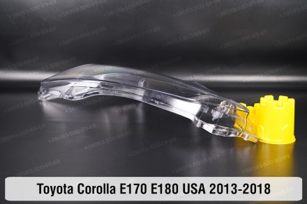 Скло фари Toyota Corolla E170 E180 USA (2013-2016) XI покоління дорестайлінг лів. . фото 9