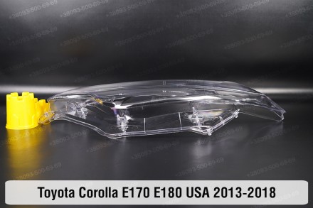 Стекло фары Toyota Corolla E170 E180 USA (2013-2016) XI поколение дорестайлинг л. . фото 8