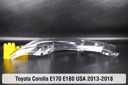 Стекло фары Toyota Corolla E170 E180 USA (2013-2016) XI поколение дорестайлинг л. . фото 4