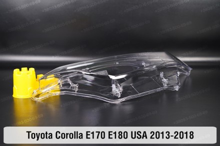 Скло фари Toyota Corolla E170 E180 USA (2013-2016) XI покоління дорестайлінг лів. . фото 5