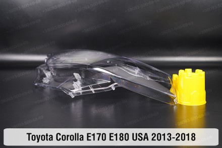 Скло фари Toyota Corolla E170 E180 USA (2013-2016) XI покоління дорестайлінг лів. . фото 7