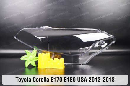 Стекло фары Toyota Corolla E170 E180 USA (2013-2016) XI поколение дорестайлинг п. . фото 2
