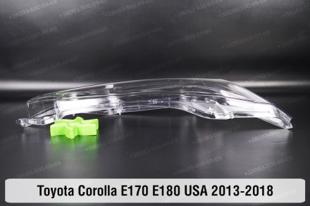 Стекло фары Toyota Corolla E170 E180 USA (2013-2016) XI поколение дорестайлинг п. . фото 6