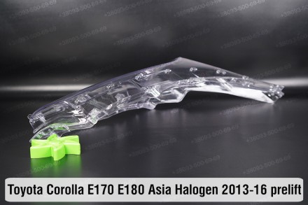 Скло фари Toyota Corolla E170 E180 Halogen Asia (2013-2016) XI покоління дореста. . фото 6