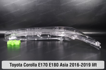 Скло фари Toyota Corolla E170 E180 Asia (2016-2019) XI покоління рестайлінг прав. . фото 5