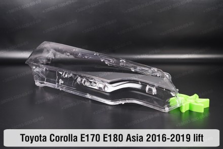 Скло фари Toyota Corolla E170 E180 Asia (2016-2019) XI покоління рестайлінг прав. . фото 4