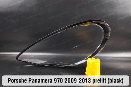 Скло фари Porsche Panamera 970 Black (2009-2013) I покоління дорестайлінг праве.. . фото 3