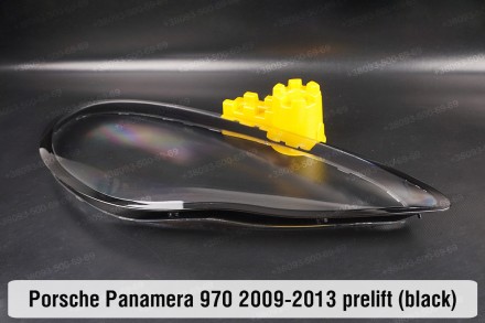 Скло фари Porsche Panamera 970 Black (2009-2013) I покоління дорестайлінг праве.. . фото 7
