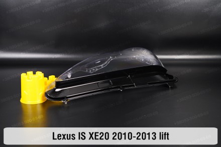 Скло на фару Lexus IS XE20 IS200 IS300 IS350 (2010-2013) II покоління рестайлінг. . фото 8