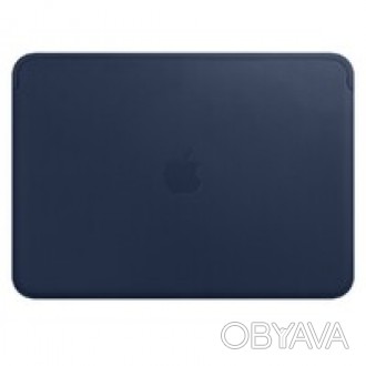 Кожаный чехол, Apple Leather Sleeve Midnight Blue (MQG02) для MacBook 12" обеспе. . фото 1