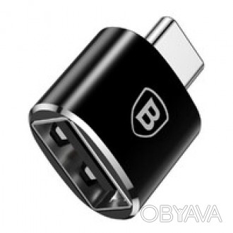 Переходник от Baseus имеет компактный дизайн и оснащен спецификациями USB и USB . . фото 1