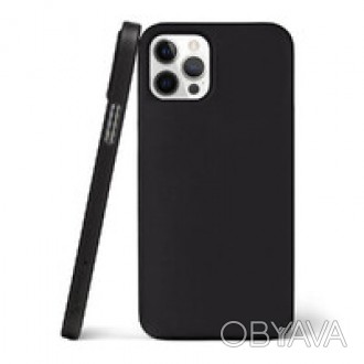 Чехол oneLounge 1Thin 0.35mm Black для iPhone 12 Pro Max — это супертонкий. . фото 1