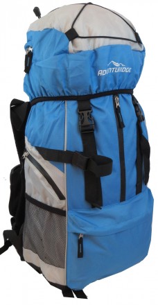 
 Туристический походный рюкзак Adventuridge S1645295 45L Голубой с серым С мягк. . фото 2