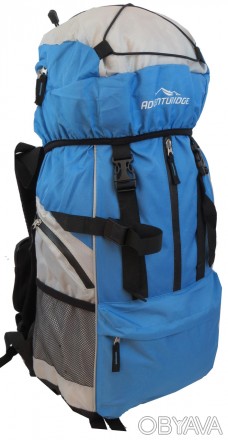 
 Туристический походный рюкзак Adventuridge S1645295 45L Голубой с серым С мягк. . фото 1