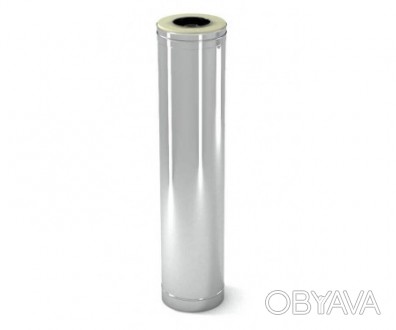 Труба термо ø120/180 из высококачественной нержавеющей стали AISI 304 для промыш. . фото 1