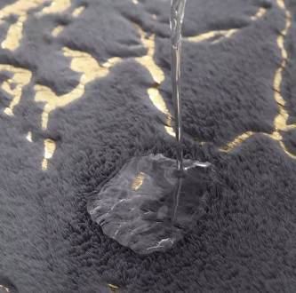  Стильний килимок для ванної виготовлений із якісного матеріалу з пористою струк. . фото 7