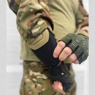 Військова форма ЗСУ тактичний костюм сорочка убакс з налокітниками та штани з на. . фото 5