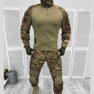 Військова форма ЗСУ тактичний костюм сорочка убакс з налокітниками та штани з на. . фото 2
