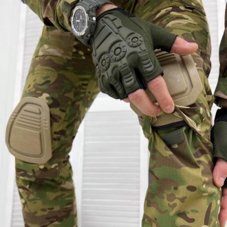 Військова форма ЗСУ тактичний костюм мультикам сорочка убакс з налокітниками та . . фото 5