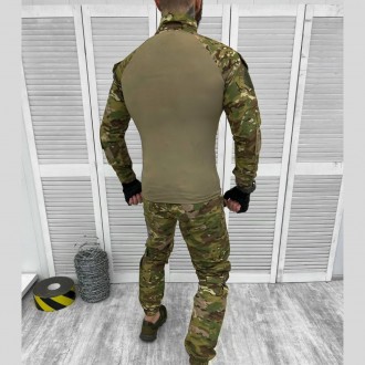Військова форма ЗСУ тактичний костюм мультикам сорочка убакс з налокітниками та . . фото 3