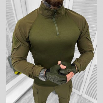 Военная форма ВСУ тактический костюм олива рубашка убакс и штаны
материал стрейч. . фото 6