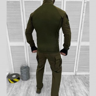 Військова форма ЗСУ тактичний костюм олива сорочка убакс та штани
матеріал стрей. . фото 3