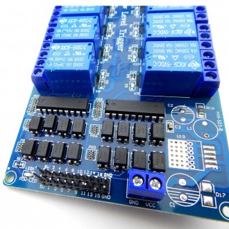 Модуль 16-х канального реле Arduino с управляющим сигналом 5В., для сборки опыто. . фото 5