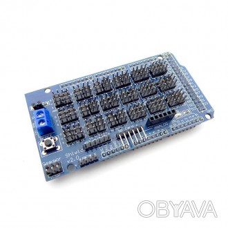 Улучшенная плата расширенная Arduino Mega 2560 Sensor Shield V2.0 которая предна. . фото 1