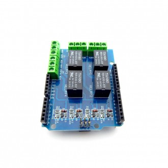 Плата, модуль для Arduino 4-х канального управления реле. Шилд идеально подходит. . фото 3