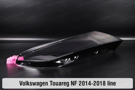 Скло на фару VW Volkswagen Touareg (2014-2018) полоска II покоління рестайлінг п. . фото 5