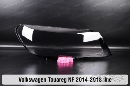 Стекло на фару VW Volkswagen Touareg (2014-2018) полоска II поколение рестайлинг. . фото 1