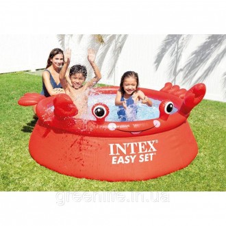
Дитячий надувний басейн Intex 26100 Краб (183х51 см)
 
Дитячий надувний басейн . . фото 4